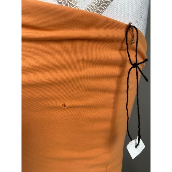 Susana Monaco Tango Orange Strapless Crop Tube Top Women's Size Small S - Picture 11 of 11